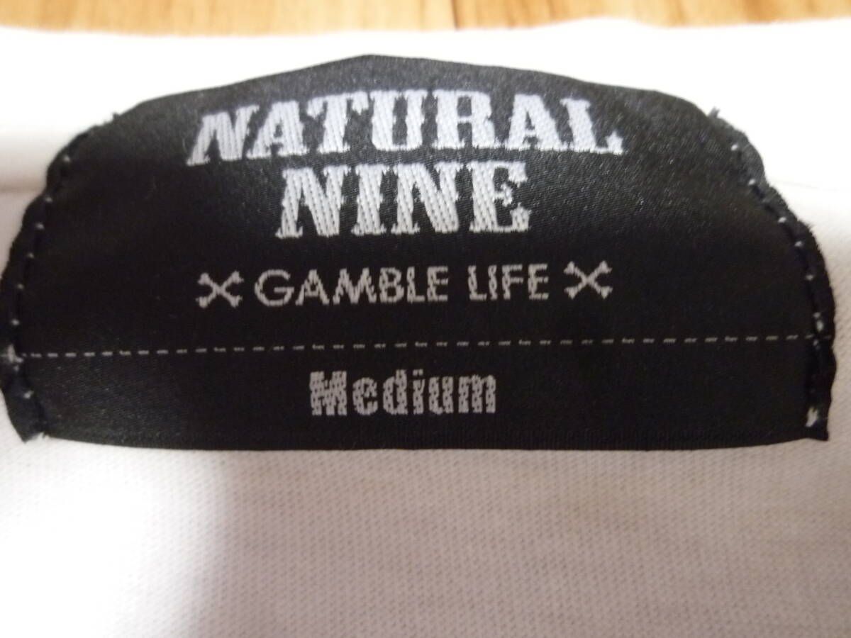 【即決】NATURAL NINE ナチュラル ナイン GAMBLE LIFE N9 Tシャツ 半袖 スタッズ 暴走族 旧車會 悪羅悪羅 SOULJAPAN ソウルジャパン_画像5