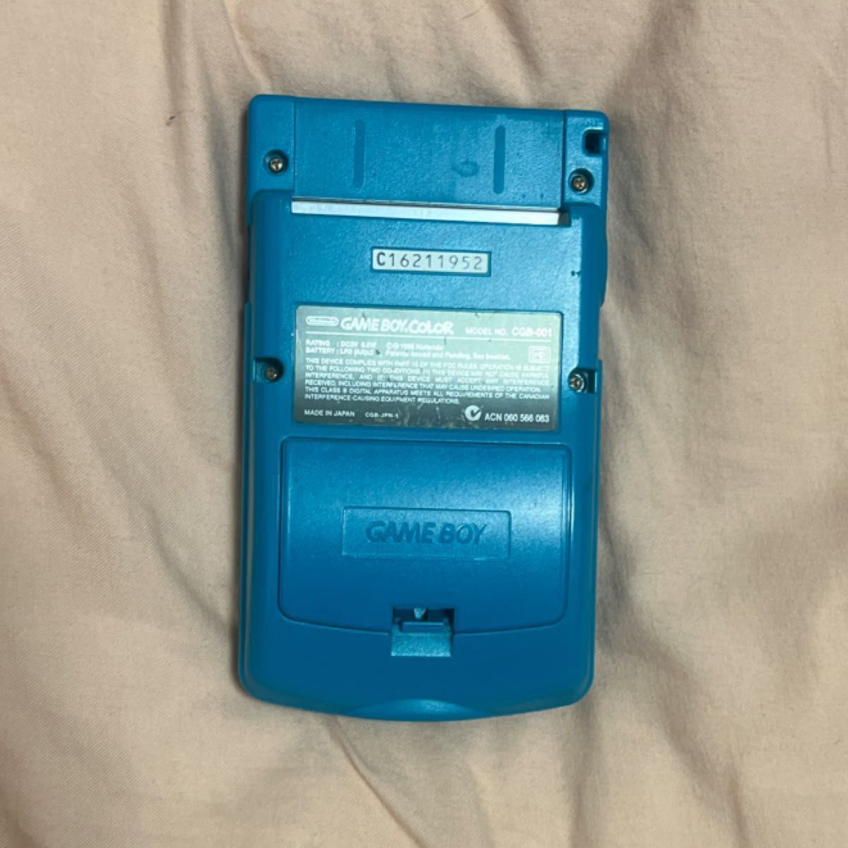 ゲームボーイカラー ゲームボーイ 任天堂 COLOR GBC Nintendo ブルー