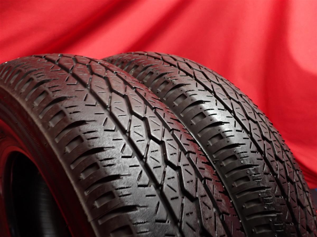 中古タイヤ 145R12 8PR 2本セット ブリヂストン K305 BRIDGESTONE K305 8.5分山★n12 商用車8PR バモス ライトトラックダブルタイヤ_画像3