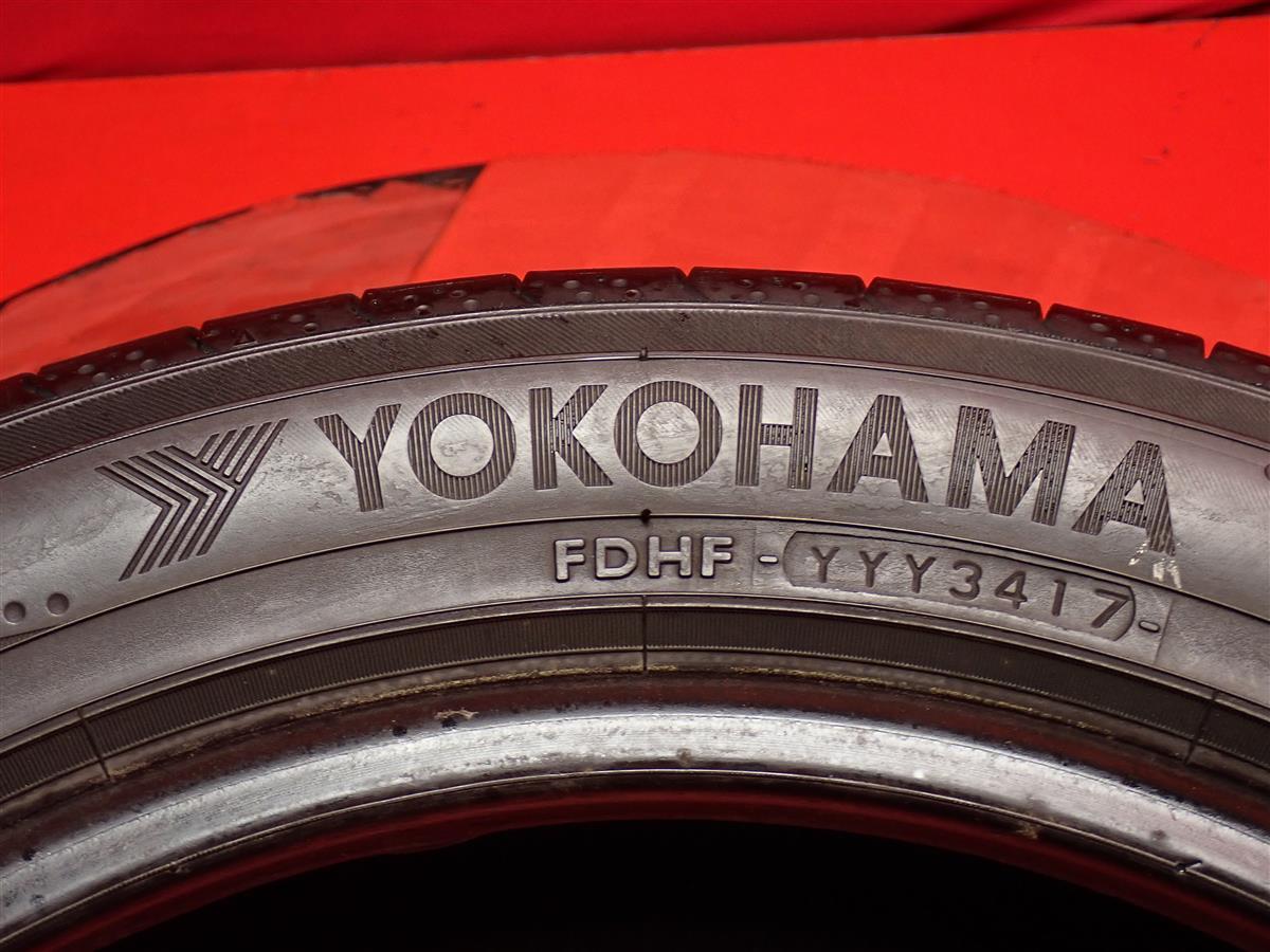 タイヤ4本 《 ヨコハマ 》 ブルーアース RV-02 [ 205/55R17 91V ]8分山★ ミニバン用 ステップワゴン n17_画像8