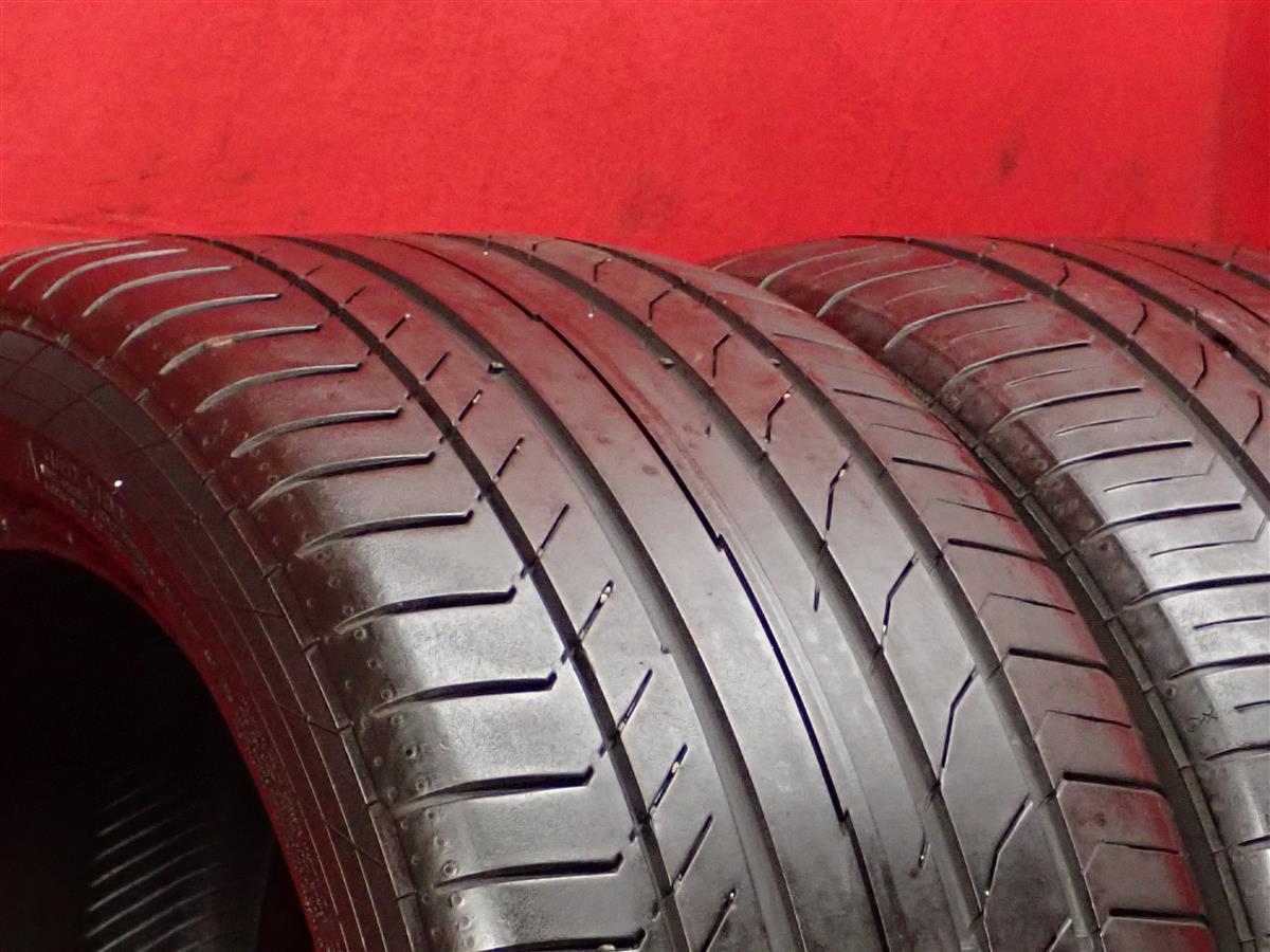 タイヤ2本 《 コンチネンタル 》 コンチスポーツコンタクト5 SSR [ 255/40R18 95Y ]8.5分山★ ランフラット BMW 2シリーズ 3シリーズ n18_画像3