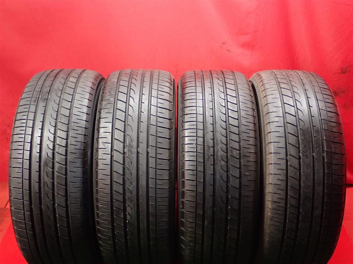 タイヤ4本 《 ヨコハマ 》 ブルーアース RV-01 [ 225/55R18 98V ]8分山★ ミニバン デリカD:5 フォレスター エルグランド n18_画像1