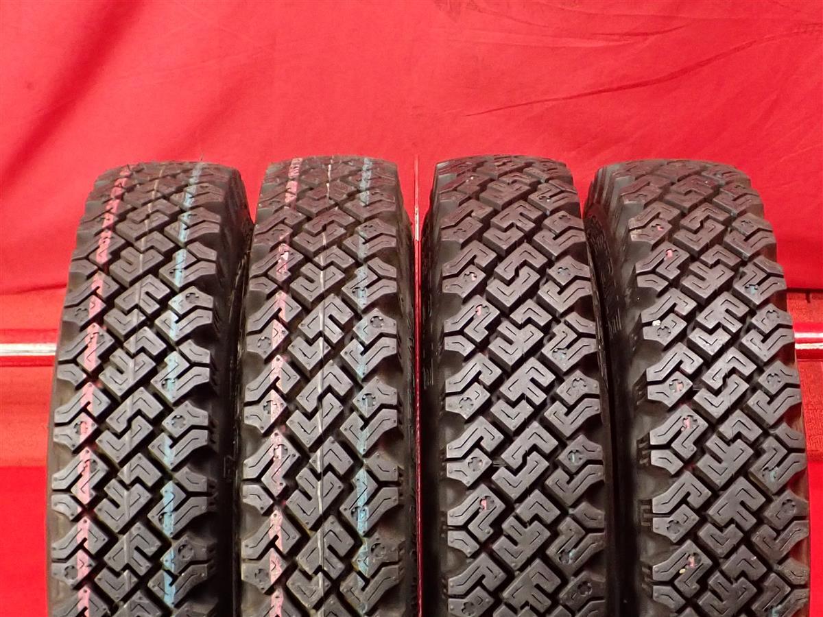 中古タイヤ 5.65-12 4PR 4本セット ブリヂストン スノーマスター 7 BRIDGESTONE SNOW MASTER 7 9.5分山 旧車 ノスタルジックカー_画像1