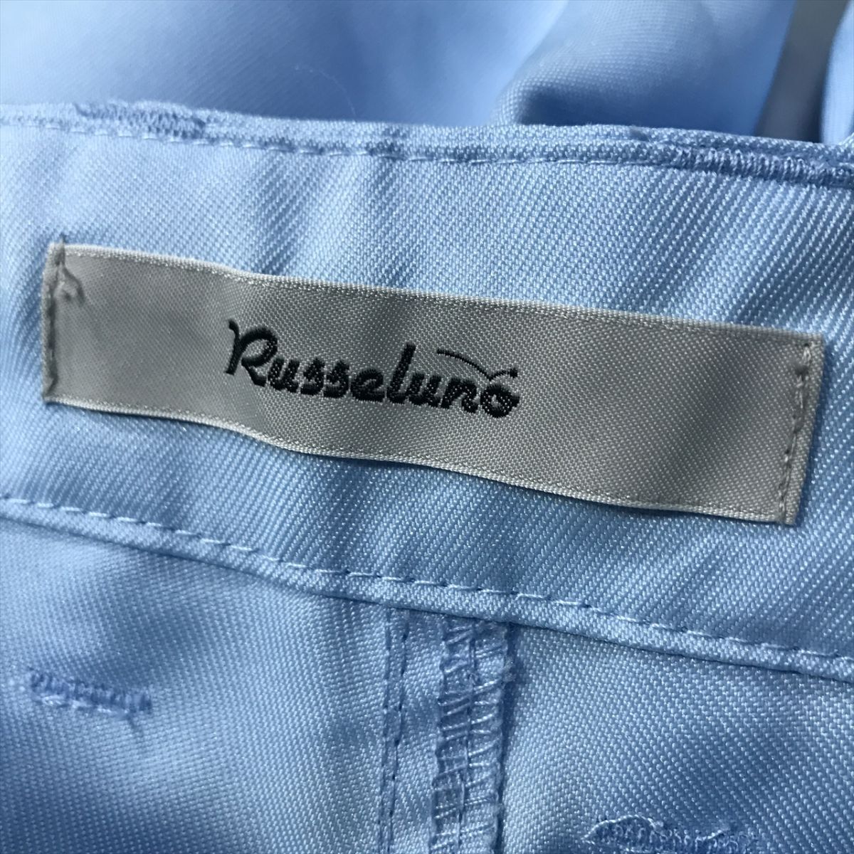 《良品◎》RUSSELUNO ラッセルノ★ロゴ*ショートパンツ*ハーフパンツ*ゴルフ*スポーツ*ライトブルー*サイズ6(MS2941)◆S60_画像5