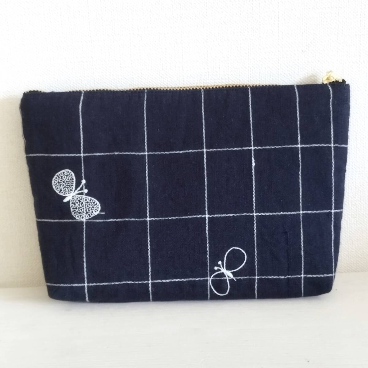  hand made * mina perhonen * patch *pomppia*choucho* pouch * passbook 