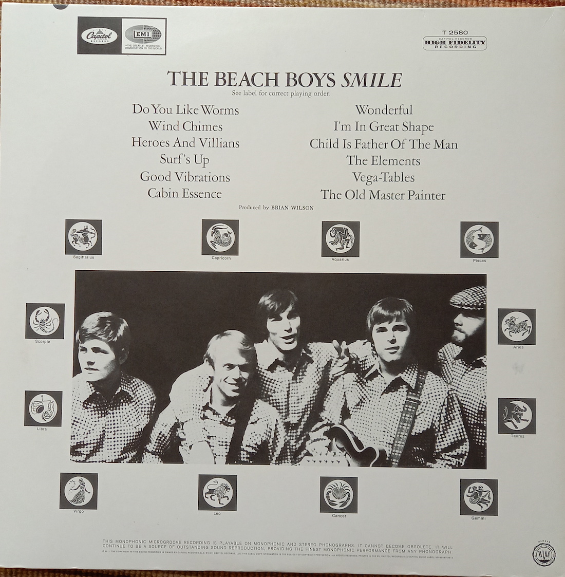 ♪ レア 2LP ビーチボーイズ BEACH BOYS THE SMILE SESSIONS LIMITED 重量盤 LP CAPITOL T 2580 黒虹ラベ 限定2枚組 山下達郎 の画像2