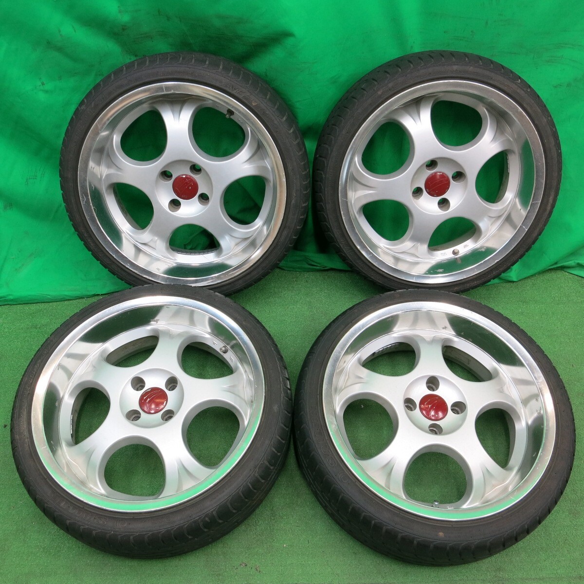 *送料無料* バリ溝！22年！9分★195/40R17 サイルン ATREZZO ZSR BEO ベオ 17インチ PCD100/4H★4050807ナノ_画像1