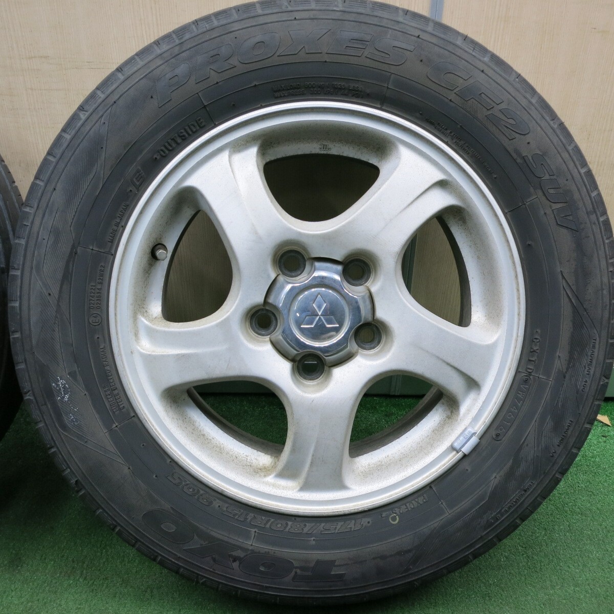 *送料無料* 4本価格★三菱 パジェロミニ 純正 175/80R15 トーヨー プロクセス CF2 SUV 15インチ PCD114.3/5H★4051002HAノ_画像2