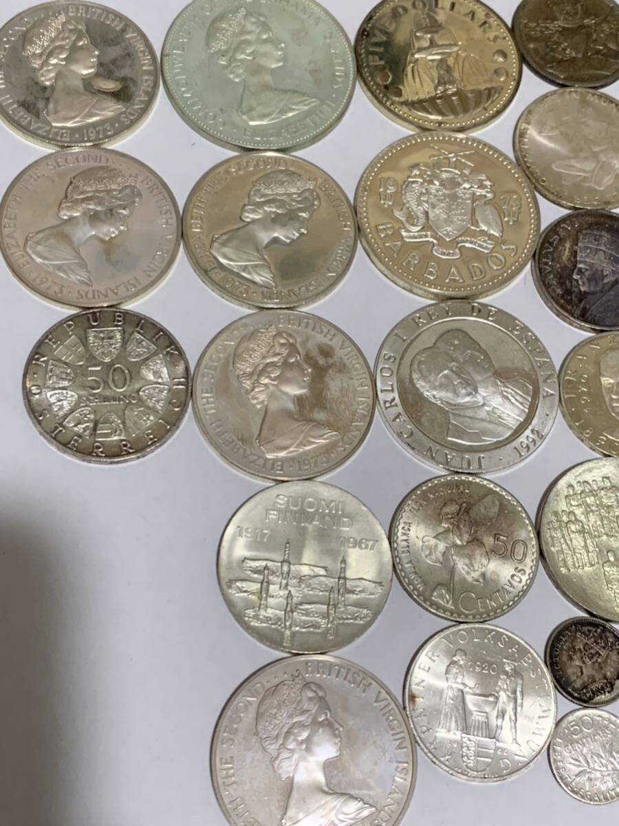 シルバーコイン 銀貨 記念硬貨 SILVER 外国コイン まとめ 計 420g_画像8