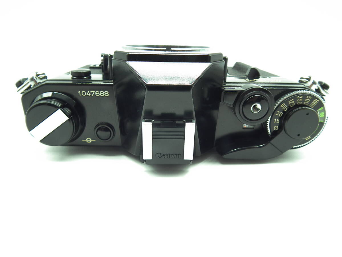 キャノン CANON AE-1 BLACK フィルムカメラ + FD 50mm 1:2 レンズ #400_画像6