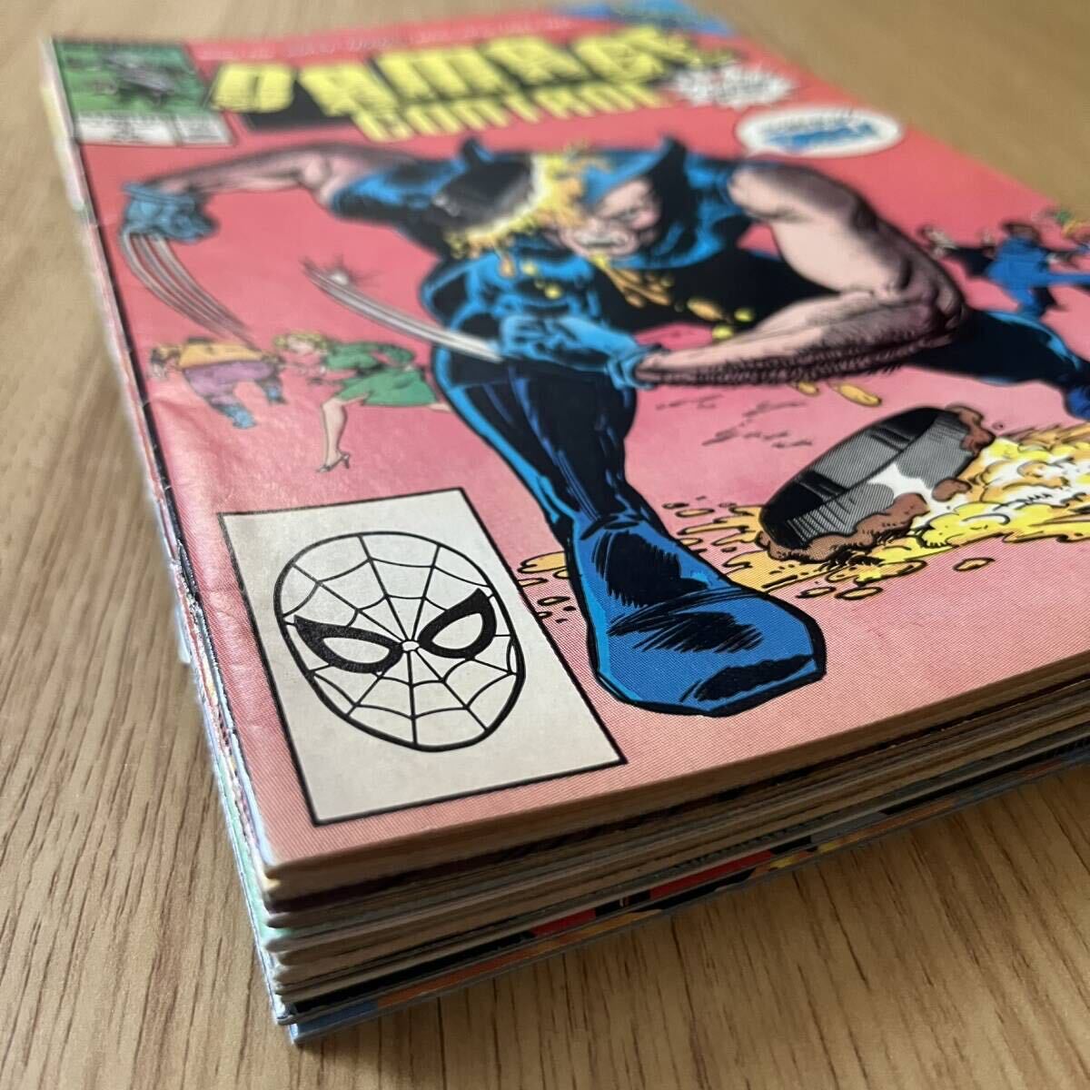 MARVEL COMICS 1980~1990 годы American Comics leaf 10 шт. комплект ma- bell комиксы Spider-Man Человек-паук Avengers X-Men английский язык иностранная книга 