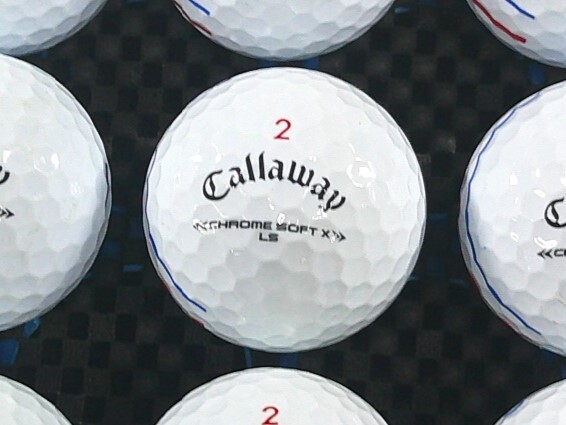 [E0H-05C] Callaway CHROME SOFT X LS Triple track 2022年モデル ホワイト 20球 キャロウェイ クロムソフト ロストボール_画像2