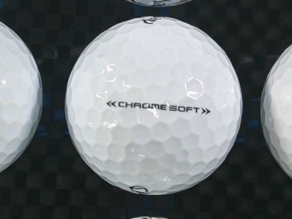 [E1F-09C] Callaway CHROME SOFT 2022年モデル ホワイト 25球 キャロウェイ クロムソフト ロストボール_画像2