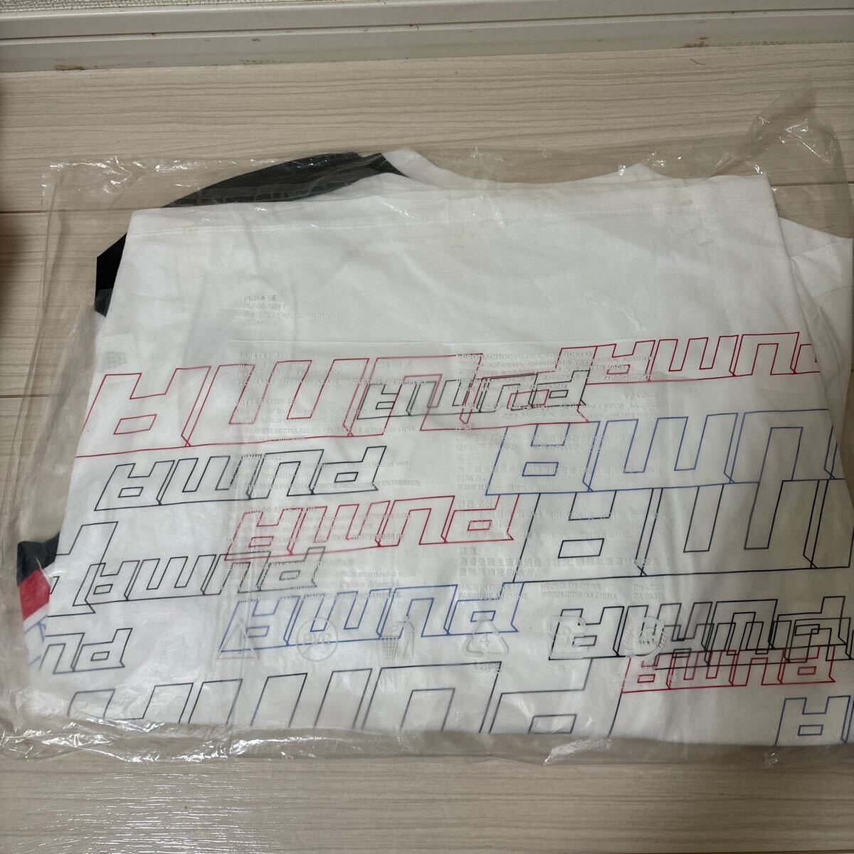 新品 未開封 PUMA BMW M/Motorsport プーマ BMW Mモータスポーツ オフィシャル Tシャツ サイズ: XL カラー:ホワイト 定価: 5,940円 _画像4