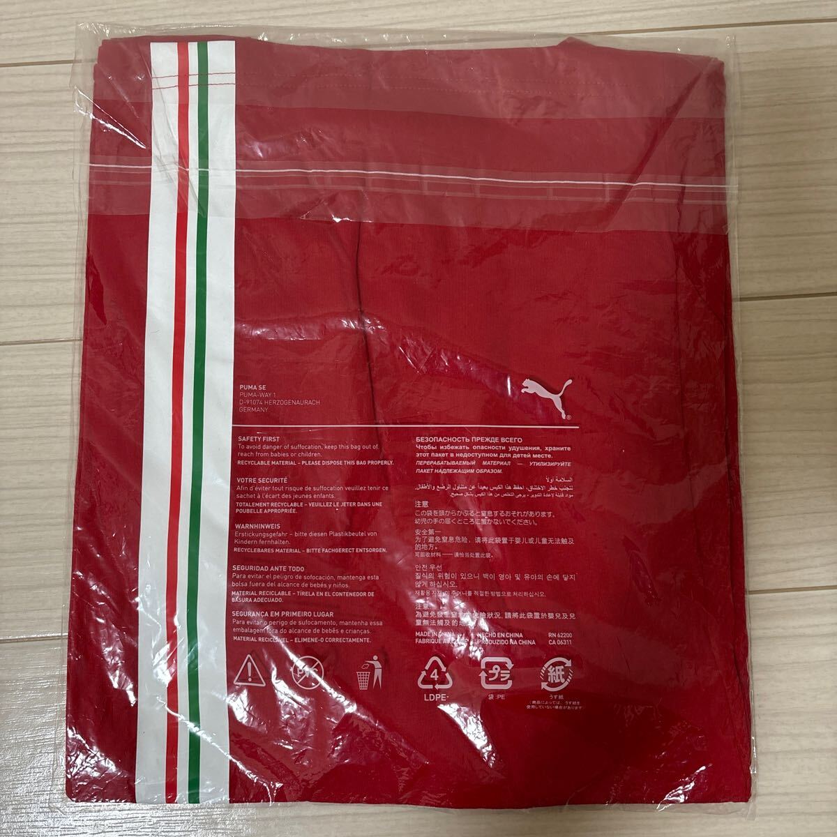 新品 未開封 F1 PUMA Scuderia Ferrari SF プーマ スクーデリア フェラーリ チーム オフィシャル Tシャツ サイズ:XL [定価:9,180円税込] _画像5