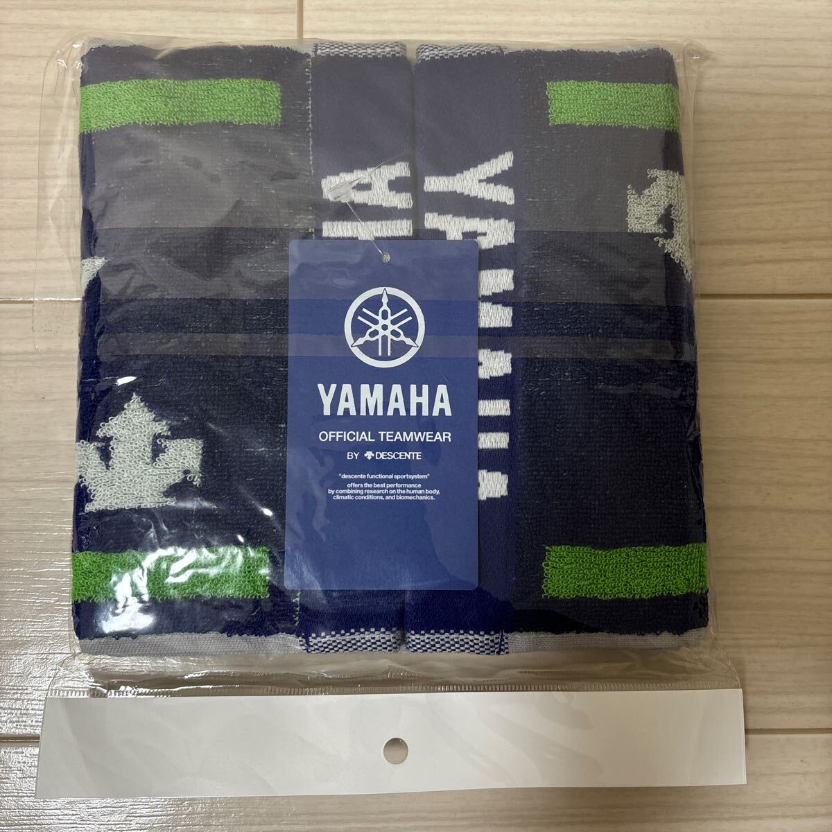 новый товар MotoGP YAMAHA movistar RACING Yamaha официальный полотенце muffler wise механизм Descente сделано в Японии 1,190mm × 205mm обычная цена 2,700 иен 