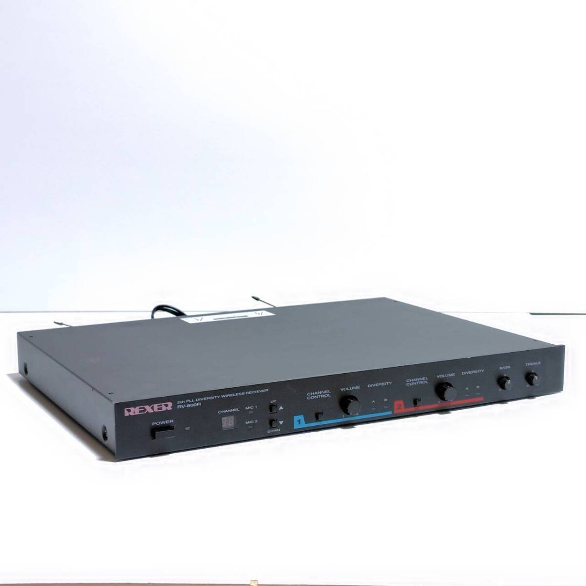 REXER RV-800R 2ch беспроводной микрофон ресивер рабочий товар 