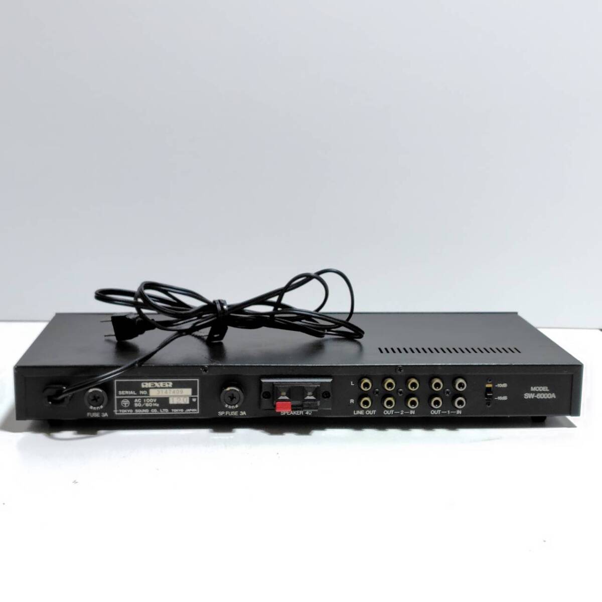 REXER SW-6000A super woofer system amplifier 01 operation goods 