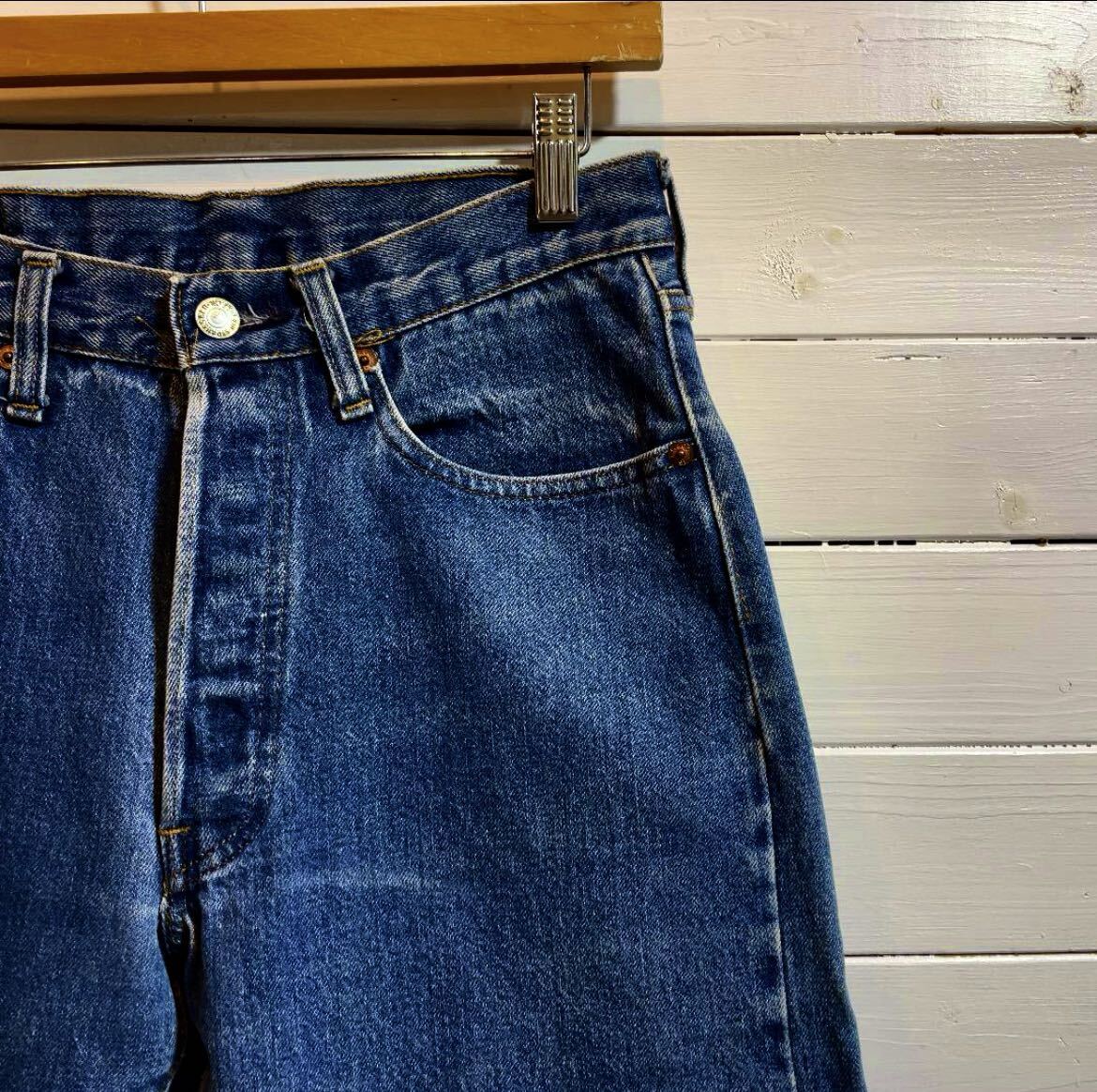 真紺 66後期70s USA製 Levis 501 w32オリジナル ビンテージリーバイス 501 ゴールデンサイズ( 66前期　bigE 70505 3rdなどお好きな方_画像3