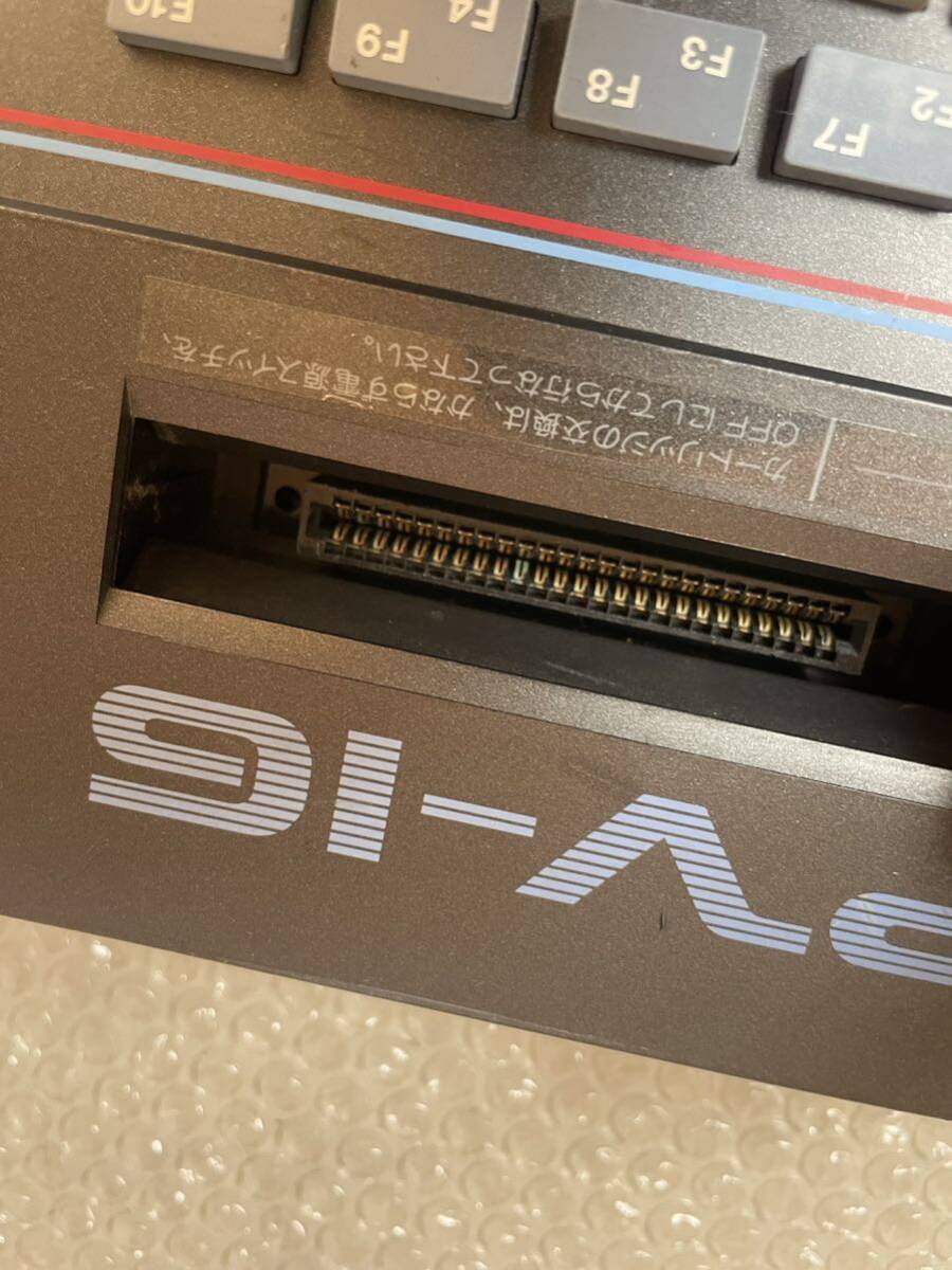 N1549/CASIO MSX PV-16 パーソナルコンピュータ コードなし_画像2