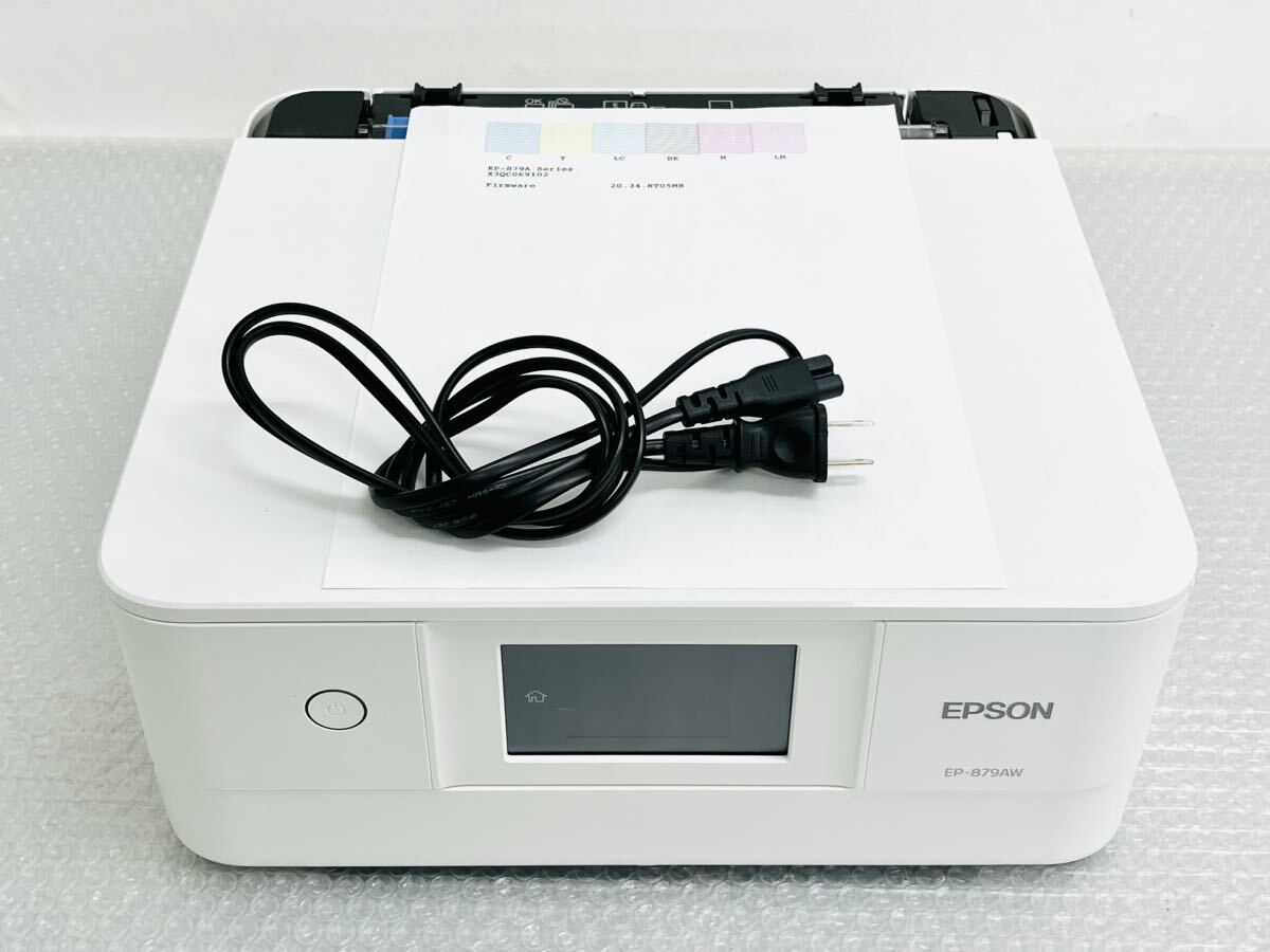 I♪ 通電品 EPSON エプソン カラリオ 複合機 インクジェットプリンター プリンター EP-879AW の画像1