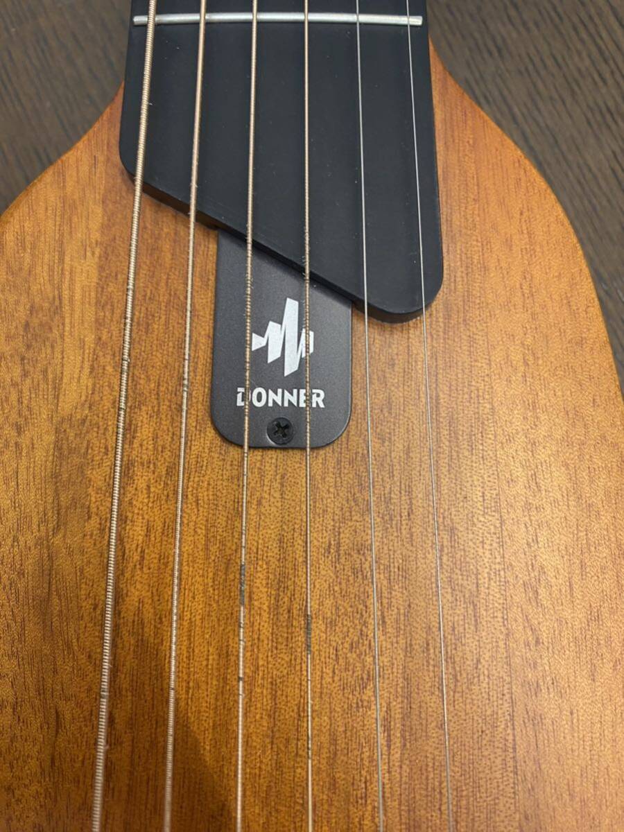 I★ ドナー Donner トラベルギター ヘッドレスギター 静粛性 初心者 着脱可能フレーム HUSH-I サイレントギター 弦楽器の画像3