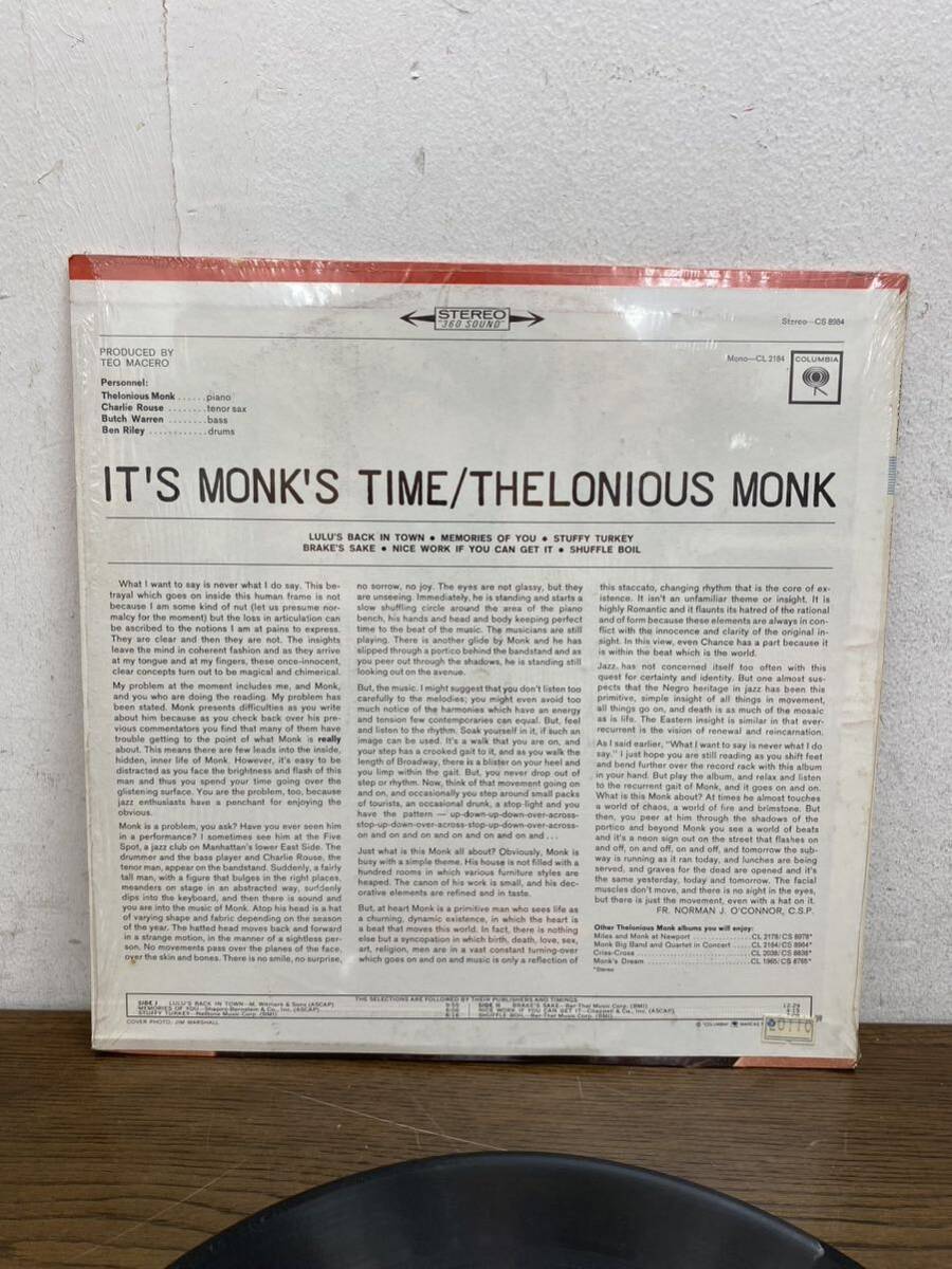 ★ レコード セロニアス・モンク Thelonious Monk It's Monk's Time LP 12インチ Speakers Corner Records CS 8984 ジャズ_画像6