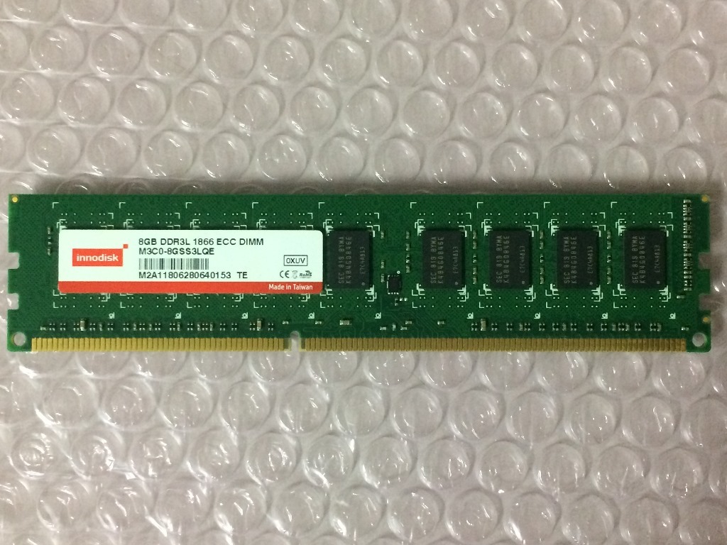  ★即決★ Innodisk PC3L-14900E DDR3L-1866 8GB (ECC Unbuffered) [M3C0-8GSS3LQE] | SAMSUNG チップ_画像1