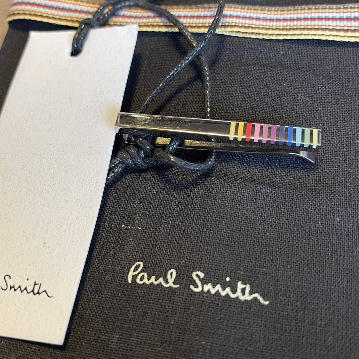 Paul Smith（ポールスミス） マルチカラーネクタイピン　タイピン 新品　未使用　タグ付き　保存袋付き_画像2