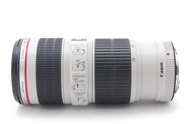 【美品】Canon キヤノン EF 70-200mm f/4 L IS USM Lens for Canon Digital SLR Cameras オートフォーカス レンズ #617_画像6