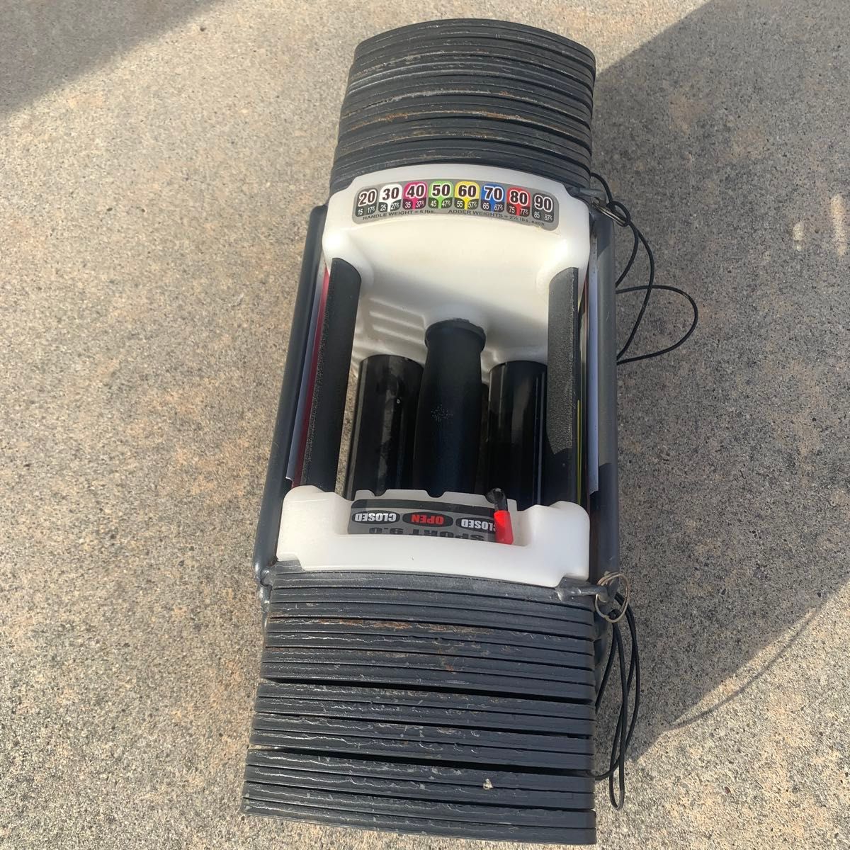 可変式ダンベル ブロックダンベル SPORT 9 0 パワーブロック 筋 可変式ダンベル ブロックダンベル SPORT 9 0 パワーブロック 筋