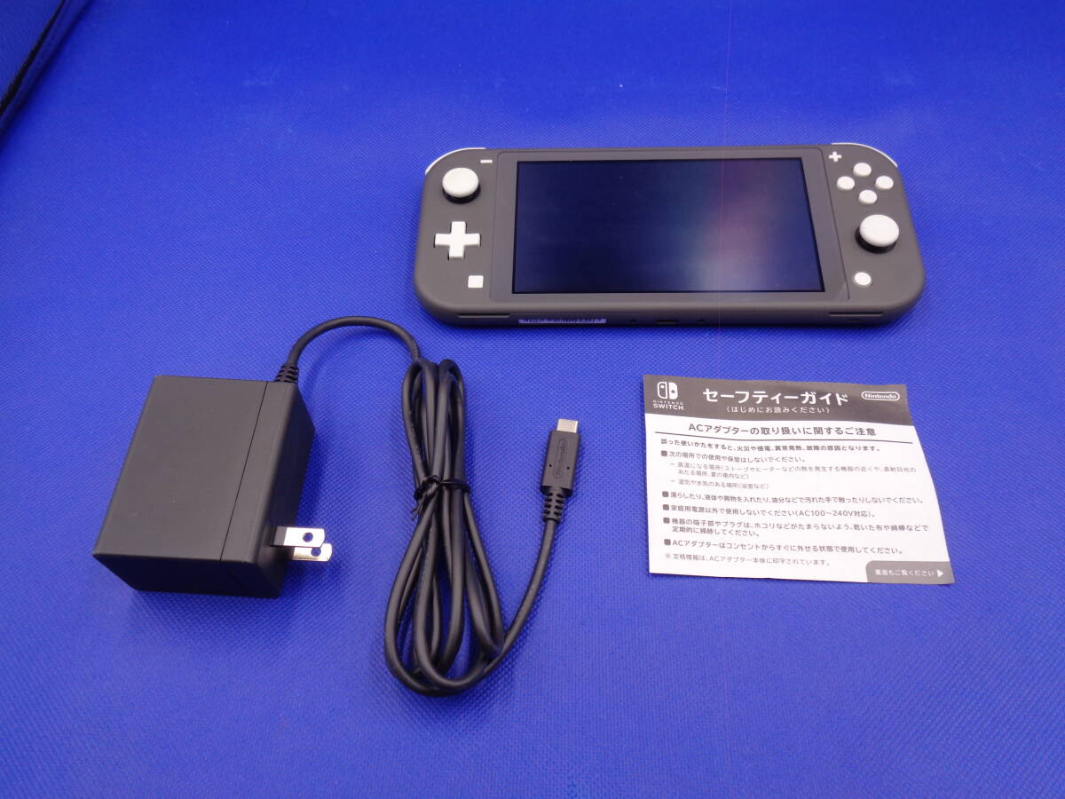 25-9　Nintendo Switch Lite グレー　スイッチ ライト 本体_画像3