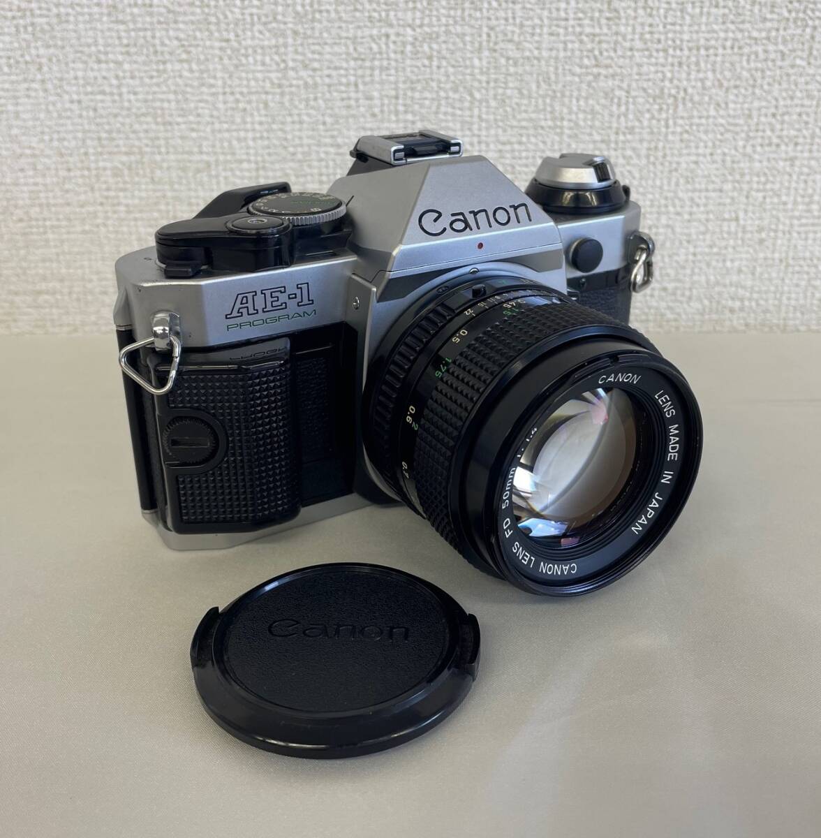 Canon　AE-1　PROGRAM　プログラム　New　FD　50mm　F1.4　一眼レフ　キャノン　フイルムカメラ_画像1