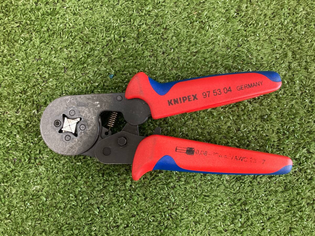 中古品】☆KNIPEX クニペックス ワイヤーエンドスリーブ圧着 中古品】☆KNIPEX クニペックス ワイヤーエンドスリーブ圧着