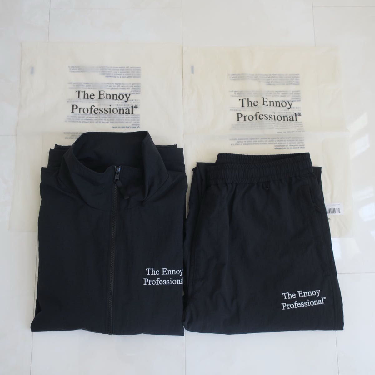 The Ennoy Professional ENNOY NYLON TRACK SUIT シャカシャカ The Ennoy Professional ENNOY NYLON TRACK SUIT シャカシャカ