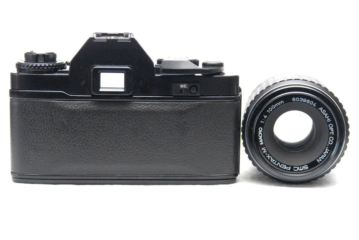 ペンタックス Kマウント専用 RICOH製 昔の高級一眼レフカメラ XR-Sボディ + 100mm単焦点マクロレンズ1:4付 希少品 ジャンクの画像3