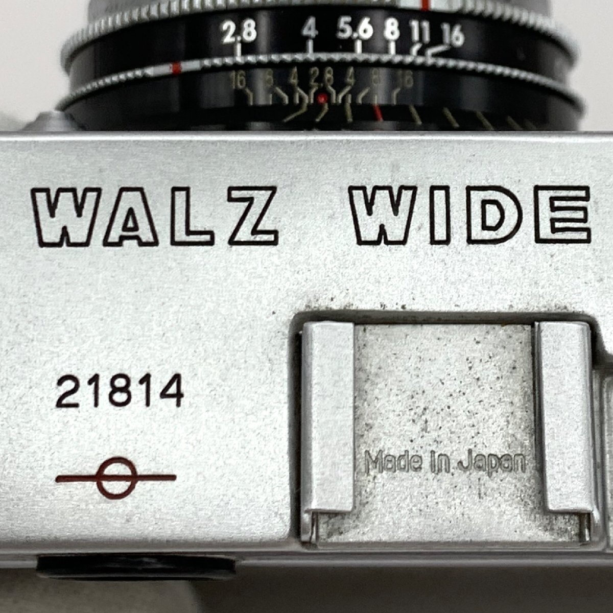WALZ WIDE/WALZER/3.5cm/F2.8/ range finder / film camera / shutter OK/ Junk /I031