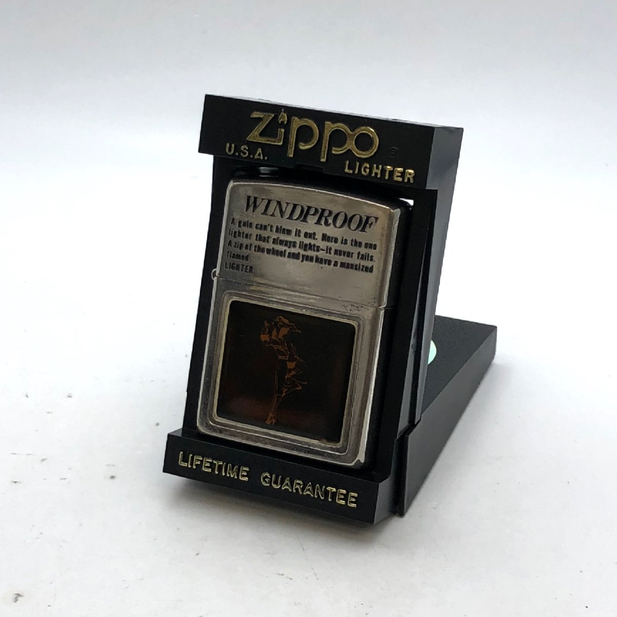 1円～/ZIPPO/ジッポー/WINDPROOF/ウィンドプルーフ/1998年製/ライター/煙草/喫煙具/喫煙グッズ/コレクション/火花OK/ジャンク/H036_画像1