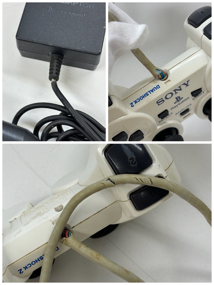 1円～/SONY/ソニー/Playstation/プレイステーション/2/SCPH-77000/箱・付属品付/PS2/ゲーム機/テレビゲーム/本体/通電確認済/ジャンク/W002の画像9