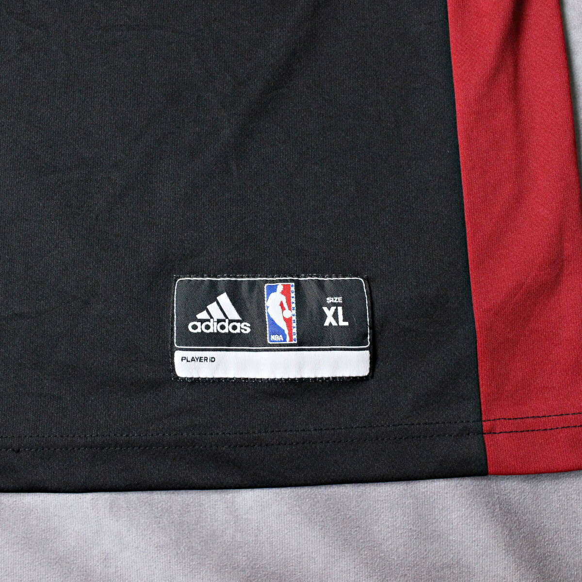 アディダス NBA バスケットボール レブロン ジェームス マイアミヒート ユニフォーム ゲームシャツ XLサイズ ADIDAS_画像5