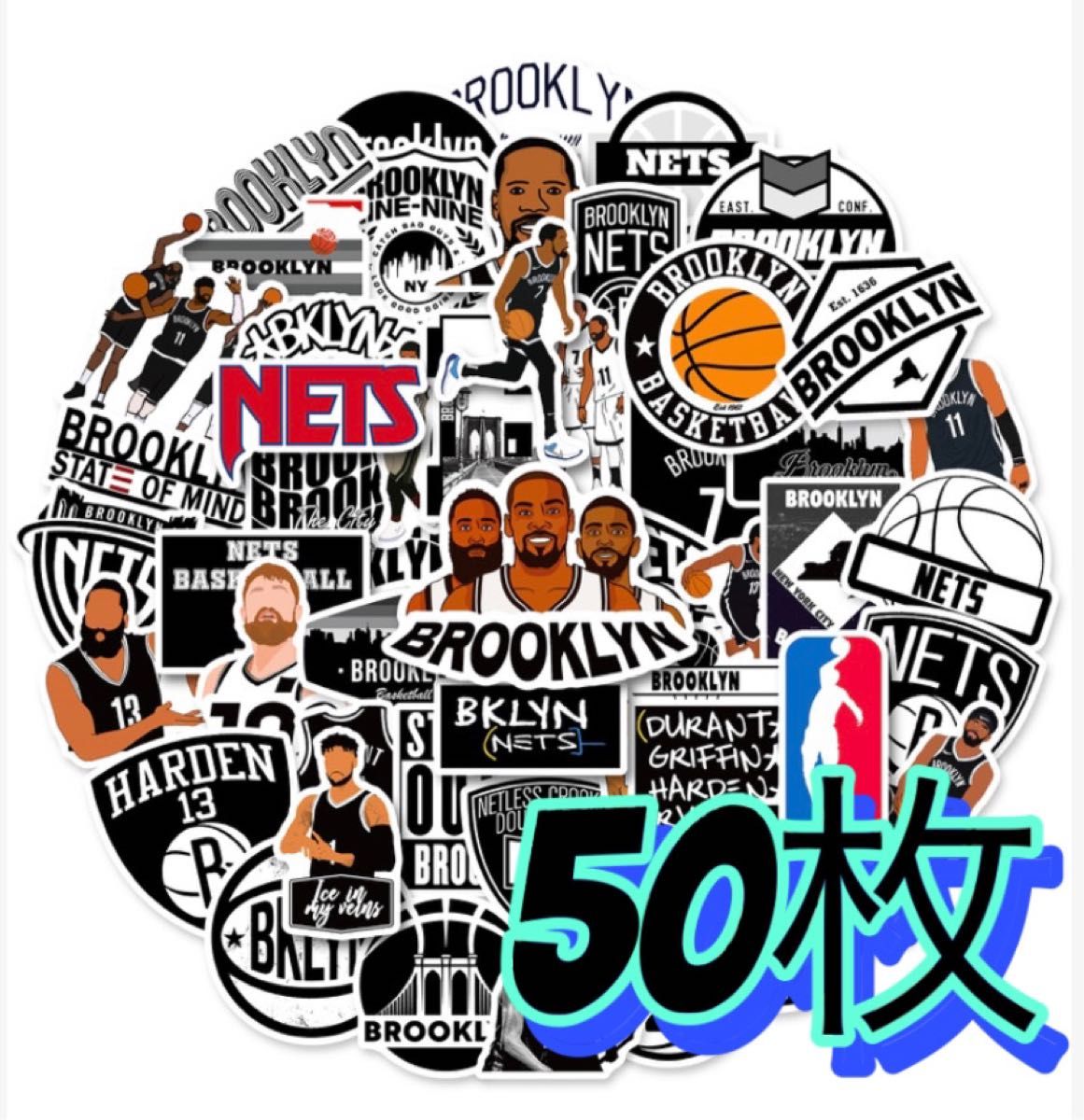 50枚　NBA ブルックリン　ネッツ　ステッカー