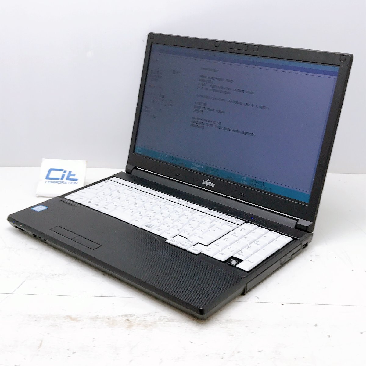 fujitsu lifebook A748/TX FMVA3103EP Core i5-8250U 1.6GHz 8GB 500GB 15.6 ジャンク扱い H12427の画像1