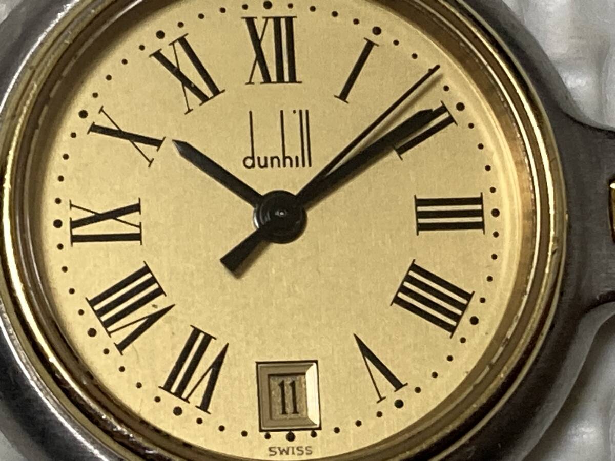 dunhill ダンヒル ミレニアム コンビ　ローマン デイト 腕時計_画像3