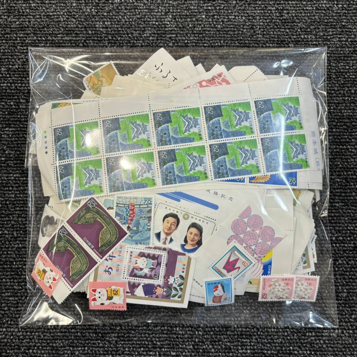 【未使用】 日本郵便 62円切手 バラ おまとめ 990枚 額面61,380円 普通切手 記念切手の画像1
