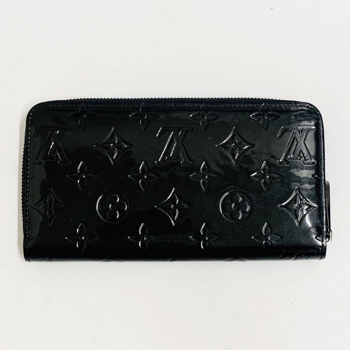 ★☆LOUIS VUITTON ルイ ヴィトン モノグラム ヴェルニ ジッピーウォレット ラウンドファスナー長財布 ノワール　黒 M90075☆★_画像2