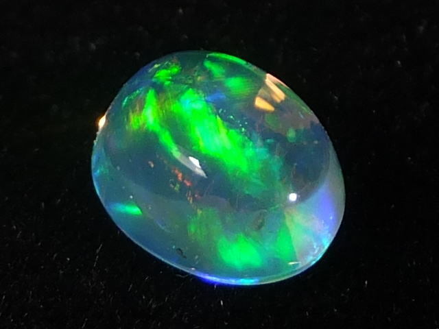 [24628] маленький шарик но neon . цвет светит натуральный вода опал разрозненный 0.64ct