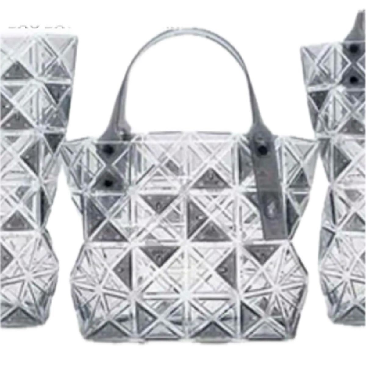 バオバオ BAOBAO イッセイミヤケ DAZZLE グレークリア トートバッグ ISSEY MIYAKE トートバック