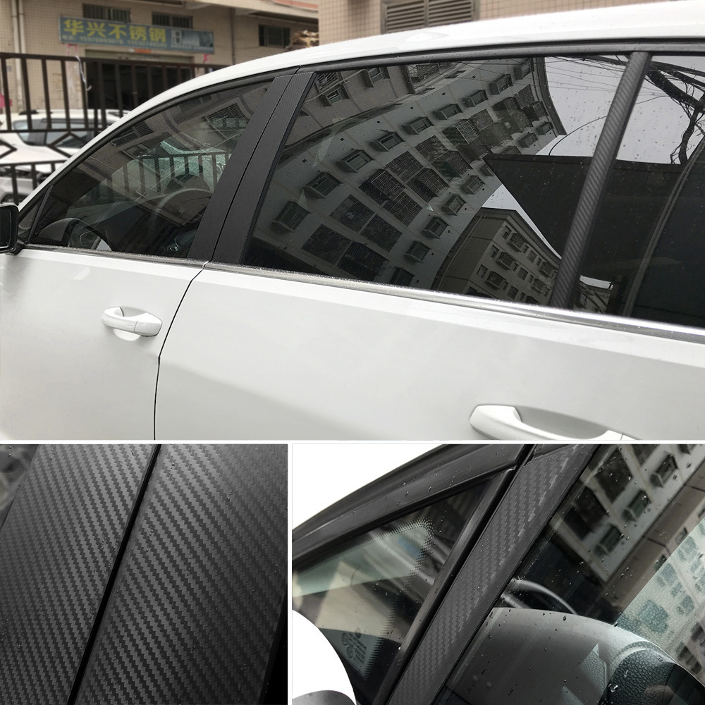 カーボンシート 3D カッティングシート カーボン調 ブラック 黒 艶なし マット ラッピング 車 内装 外装 ドレスアップ 簡単 200cm x 30cmの画像5