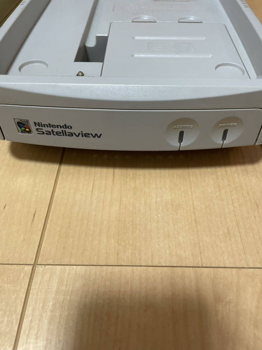 Nintendo Super Famicom body 4 pcs +sa tera view satellite broadcasting exclusive use cassette attaching SHVC-032