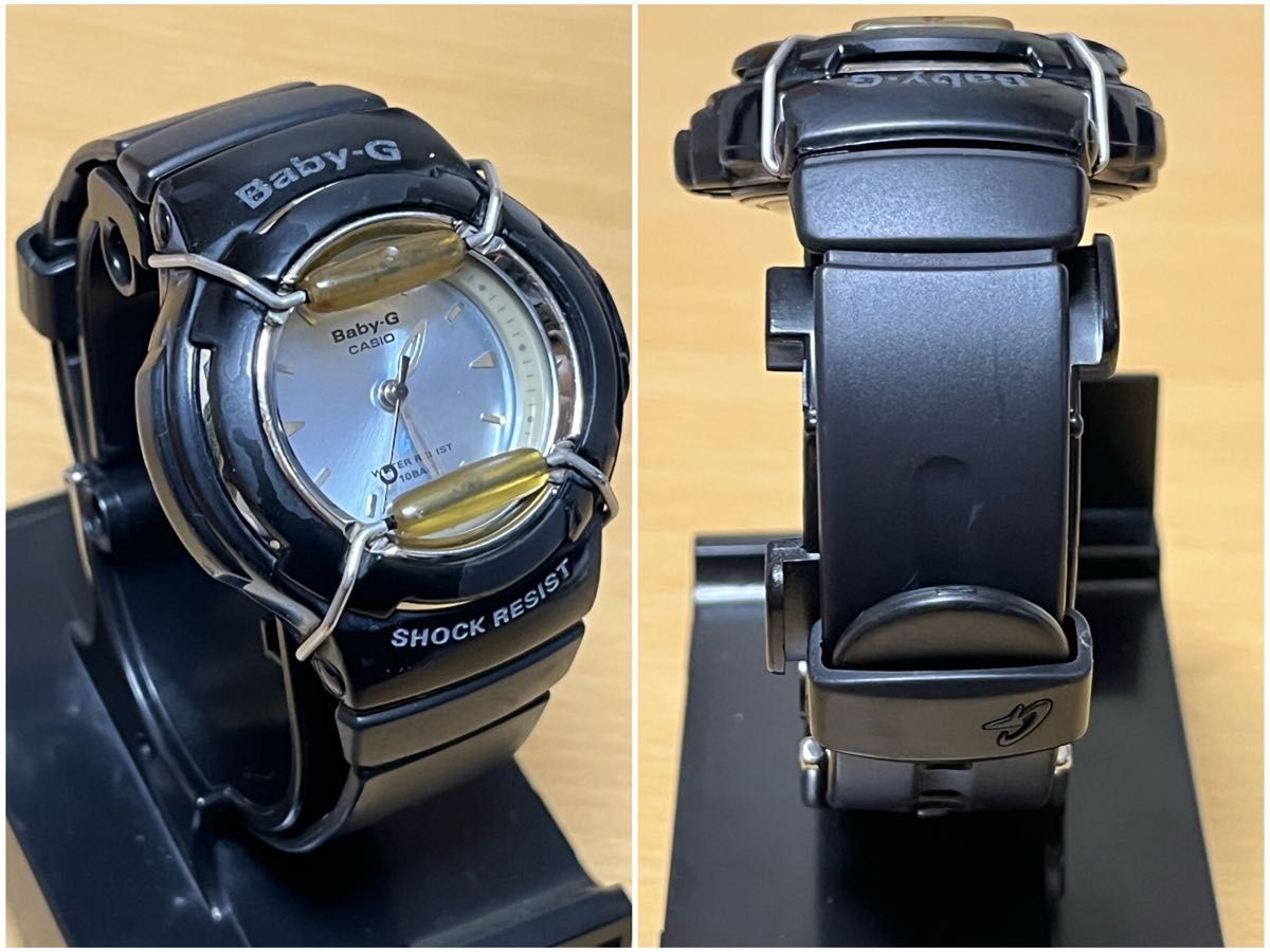 CASIO G-SHOCK  baby-G シンプルなアナログ腕時計♪レディース 電池交換済み